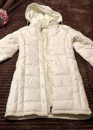 Куртка-пальто зимняя женская terranova m белая