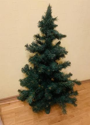🌿 велика штучна шикарна якісна декоративна ялинка 150 см на новий рік
