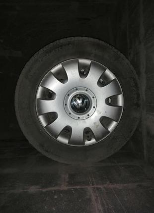 Диски без колпаков от volkswagen touran r-15 комплект