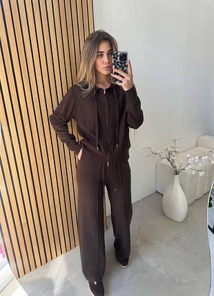 Костюм два цвета стиль брунило люкс качество