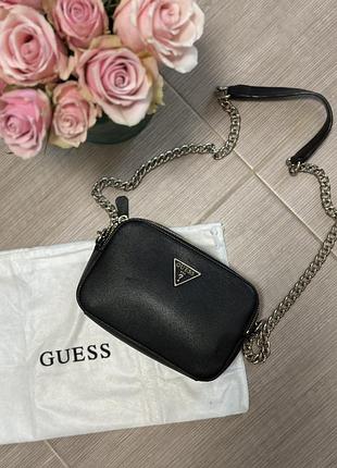 Жіноча сумка guess, сумочка чорна