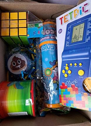 Ретро бокс - тетрис йо-йо кубик Радга калейдоскоп