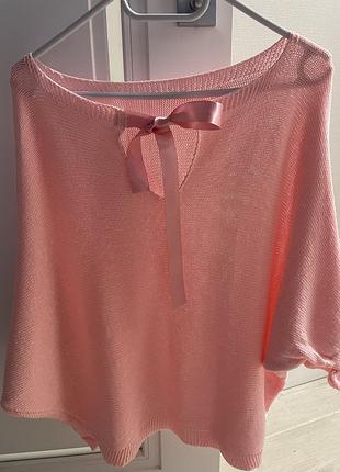 Нарядная кофточка паутинка с бантиком итальялия 🇮🇹