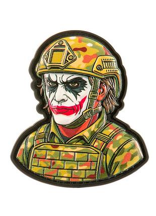 Нашивка джокер pvc, olive