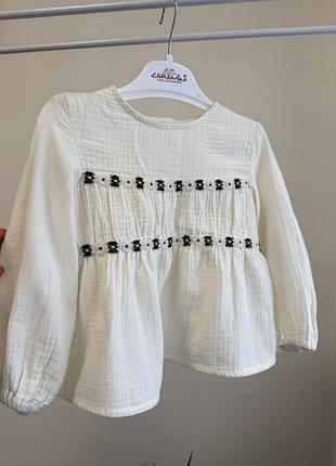 Блуза для дівчинки zara 98 розмір