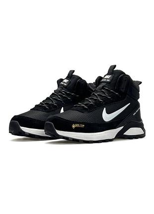 ❄️зимние мужские кроссовки nike rivah bsdx fur black white