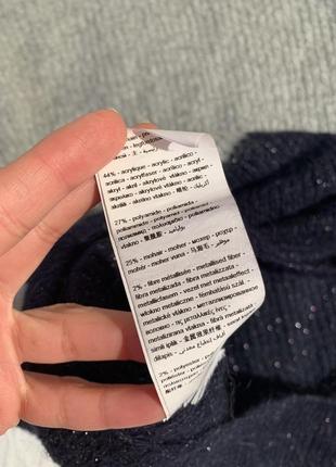 Теплий свитерок с мохером и люрексом 6