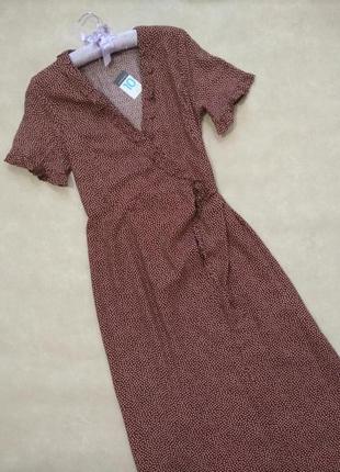 Платье на запах primark размер 10/м/38