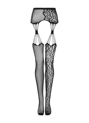 Obsessive garter stockings s821 s/m/l 5
