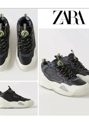 Високі кросівки/хайтопи/черевики zara на підлітка.