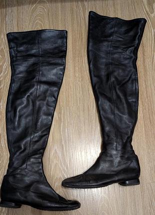 Сапоги ботфорды лаечка франция