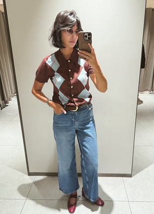 Джемпер, безрукавка, поло кофта стиль zara