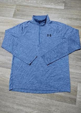 Мужская спортивная кофта under armour синяя размер м