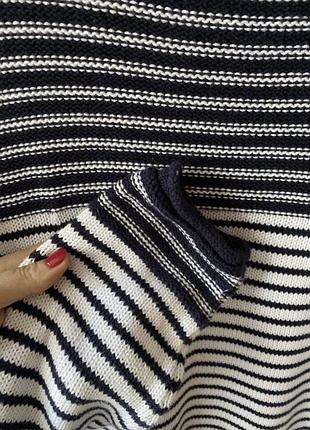 Бавовняний смугастий джемпер 4