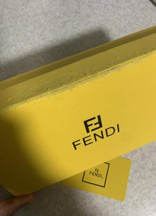 Шкіряний гаманець fendi5 фото