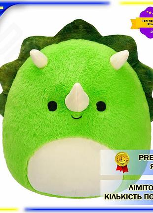 Dm мягкая игрушка squishmallows спецификация 2.2 трицератопс 30 см для детей мягкая игрушка для коллек spe|lz