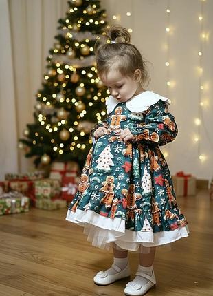 Детское новогоднее платье