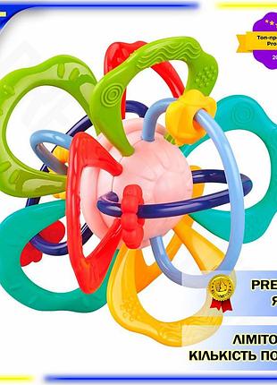Dm развивающая игрушка-прорезыватель kiddi спецификация 2.2 smart красочный цветок для новорожденных п spe|lz