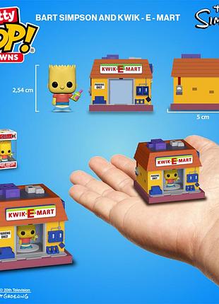 Dm набор фигурок bitty спецификация 2.2 pop! town барт симпсон и квики-март коллекционные игрушки для spe|lz 5