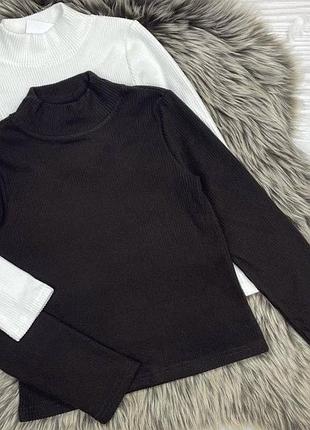 Водолазка на дівчинку в рубчик