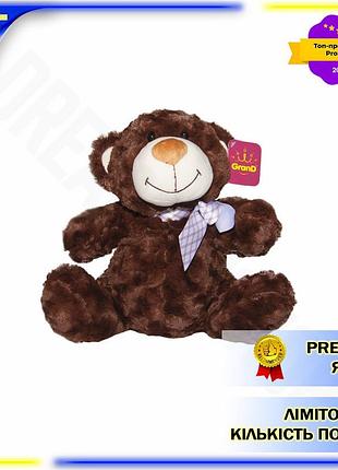 Dm мишка мягкая коричневая спецификация 2.2 с бантом 25 см мягкая игрушка для детей и взрослых подарок spe|lz