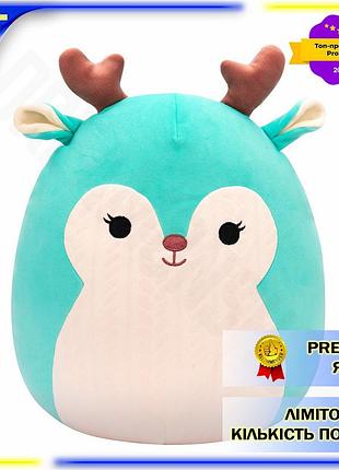Dm мягкая игрушка squishmallows спецификация 2.2 олень лопсанг 30 см для коллекционирования подарок дл spe|lz