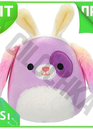 Ve мягкая игрушка squishmallows собака new version барб 13 см для детей от 3 лет обнимающая сквиш игру n6w_ver