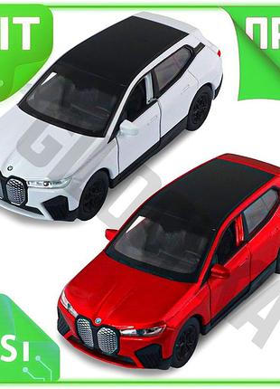 Ve автомодель bmw ix червоний new version білий колекційна іграшка для дітей від 3 років металевий кор n6w_ver