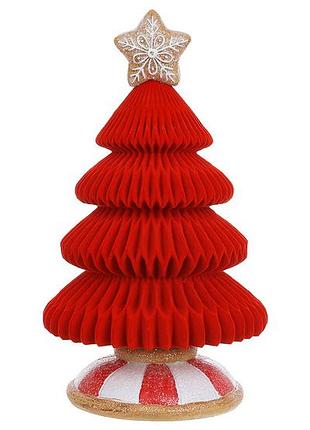 Декоративна пряникова ялинка 18*18*31см полістоун 1837-272