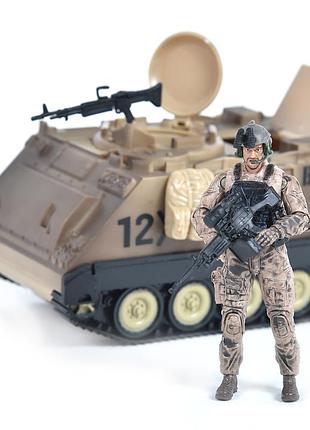 Ve ігровий набір elite force new version бронетранспортер m113 фігурка військового з деталізацією для n6w_ver 17