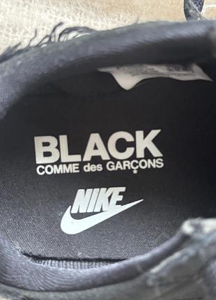 Кеди  black comme des garçons × nike 3