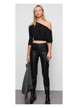 Стильні модні актуальні лосіни з еко шкіри