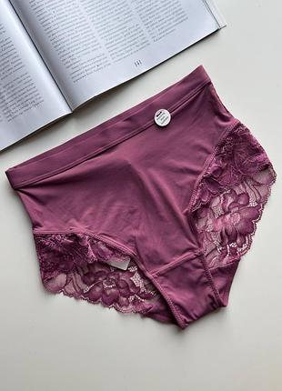 1072 женские красивые трусики макси с кружевом
