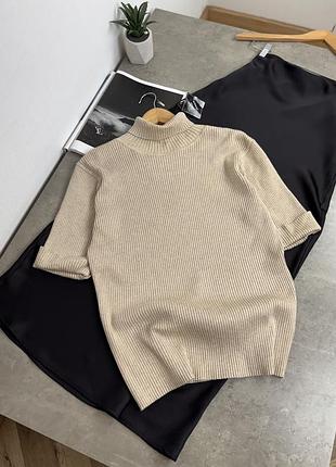 Джемпер в рубчик