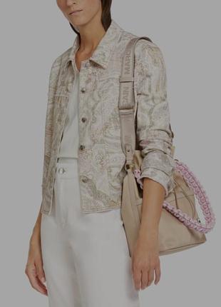 Новая куртка из коттона с абстрактным принтом marc cain