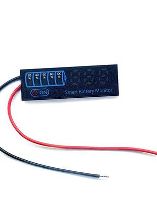 Battery capacity indicator dc 7-55v_white