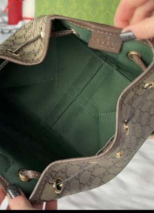 Шкіряна сумка мішок в канві g 9