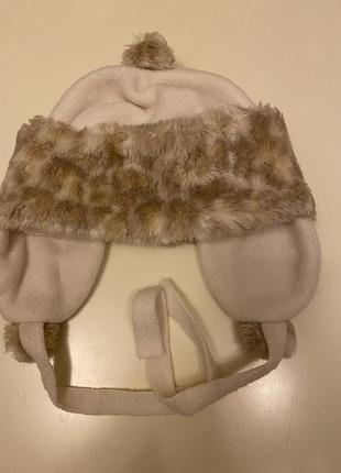 Шапка з вушками фліс