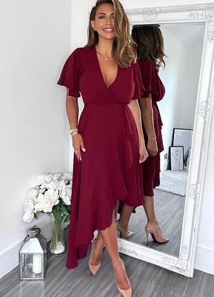 Меди платье на запах асимметричноеax paris