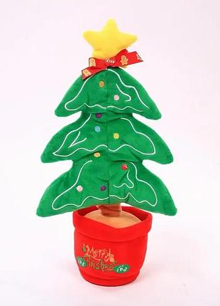 Рождественская музыкальная елка танцующая и подсветкой usb