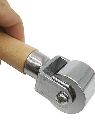 Профессиональный валик для кожи 25 мм для склеивания,прессования и выравнивания деталей