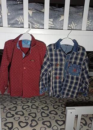 Рубашки 86-92 размер 2