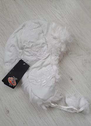 Шапочка зимняя девочка