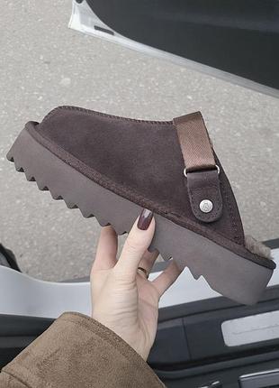 Уггі ugg lanah clog choco угги