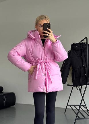 Стильная объемная женская куртка
