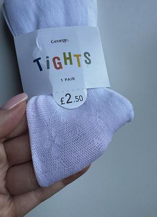 Капронові колготи george на 6-7 р. (116-122см)