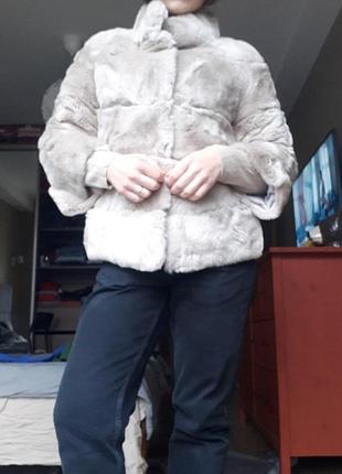 Шуба з кролика рекс кожушок