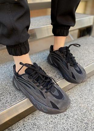 Кроссовки adidas yeezy 700 black кросівки