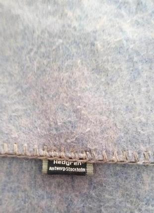 3 дня!необычная модная  сумка от hedgren (оригинал) текстильная под войлок сизый цвет2 фото