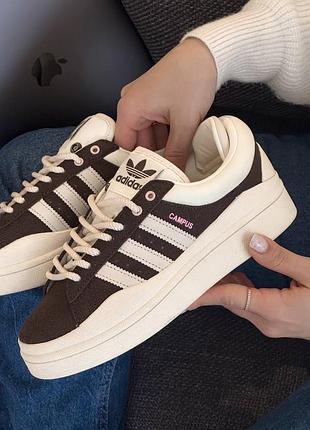 Жіночі кросівки campus x bad banny brown